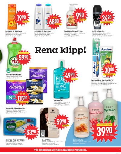 WILLY:S reklamblad i vecka 2 sida 7