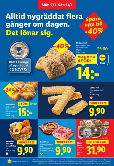 Lidl reklamblad i vecka 2 sida 4