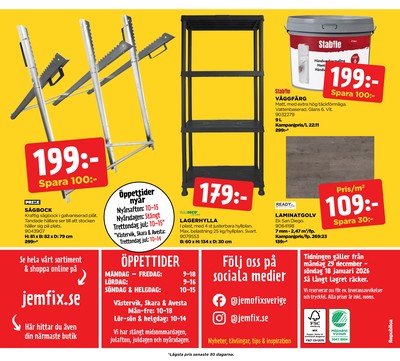 Jem & Fix reklamblad i vecka 2 sida 16