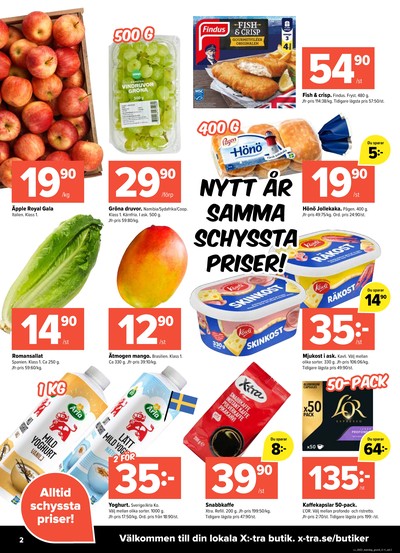 X:-tra reklamblad i vecka 2 sida 2