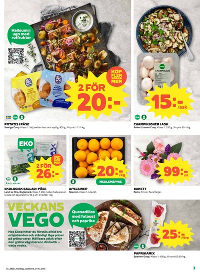 Coop reklamblad i vecka 2 sida 3