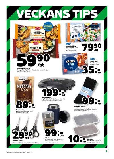 Stora Coop reklamblad i vecka 2 sida 11