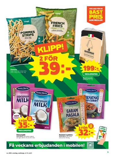 Stora Coop reklamblad i vecka 2 sida 3