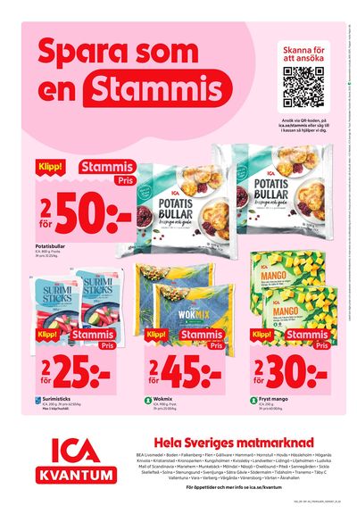 ICA Kvantum reklamblad i vecka 2 sida 8