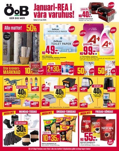 ÖoB reklamblad i vecka 2 sida 1