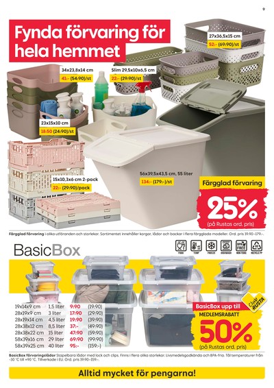 Rusta reklamblad i vecka 2 sida 9