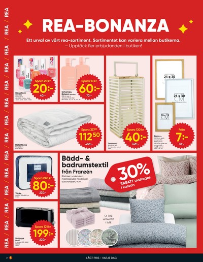 Dollarstore reklamblad i vecka 2 sida 2