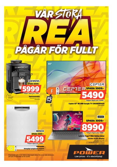 Power reklamblad i vecka 2 sida 1