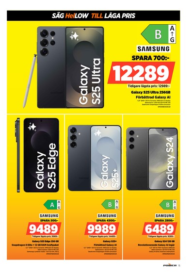 Power reklamblad i vecka 2 sida 15