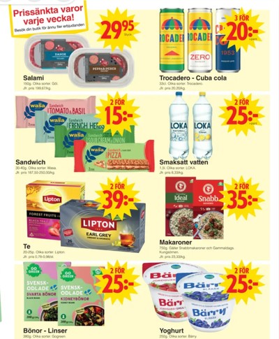 Matöppet reklamblad i vecka 2 sida 3