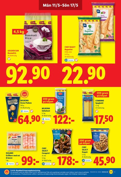 Lidl reklamblad i vecka 20 sida 9