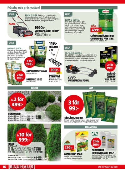 Bauhaus reklamblad i vecka 20 sida 16