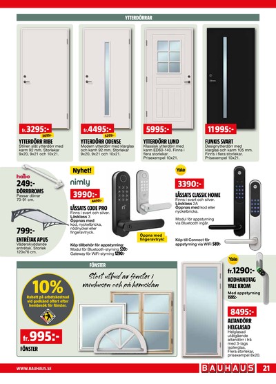 Bauhaus reklamblad i vecka 20 sida 21
