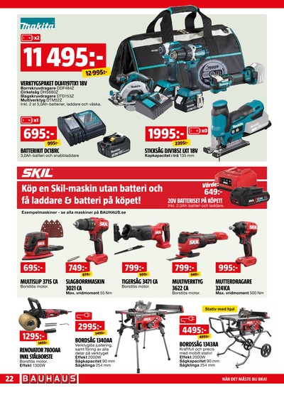 Bauhaus reklamblad i vecka 20 sida 22