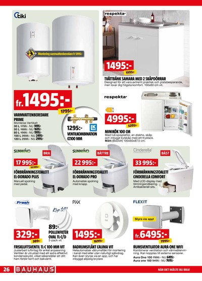Bauhaus reklamblad i vecka 20 sida 26