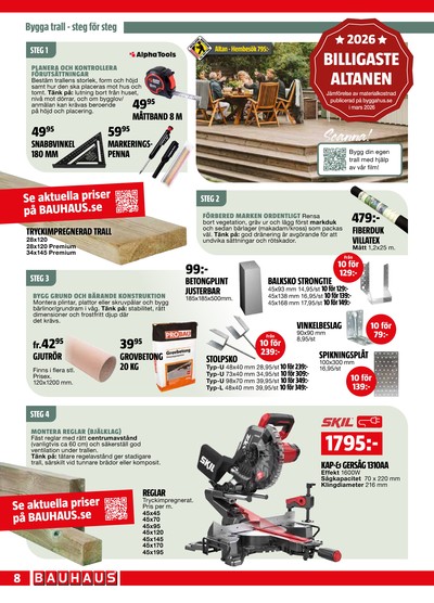 Bauhaus reklamblad i vecka 20 sida 8