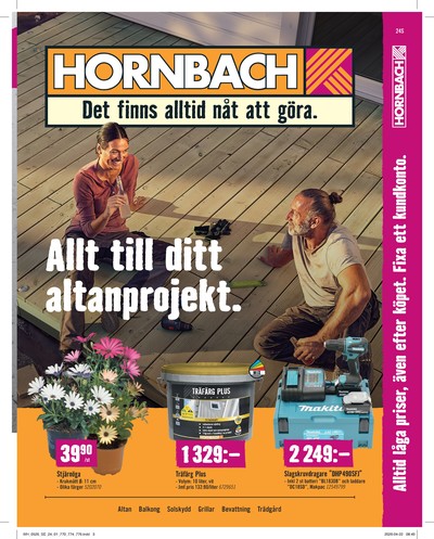 Hornbach reklamblad i vecka 20 sida 1