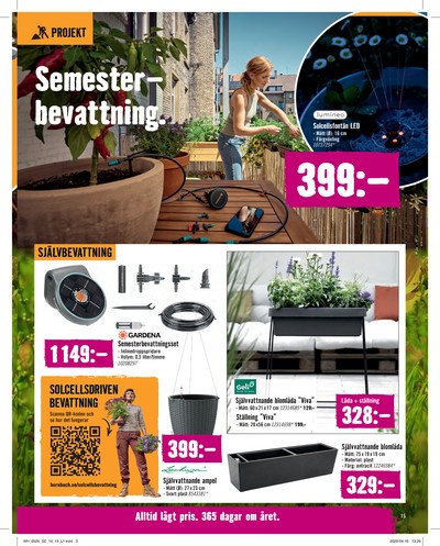 Hornbach reklamblad i vecka 20 sida 15