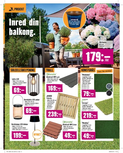 Hornbach reklamblad i vecka 20 sida 9