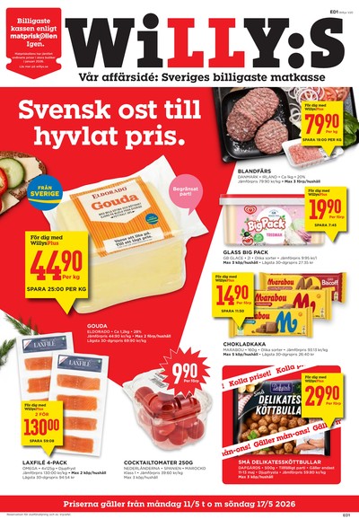 WILLY:S reklamblad i vecka 20 sida 1