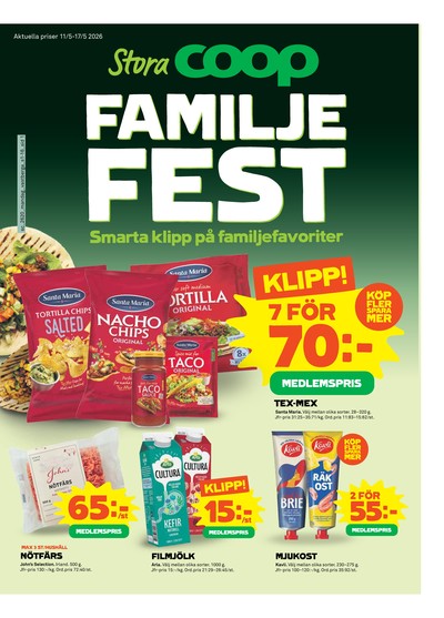Stora Coop reklamblad i vecka 20 sida 1