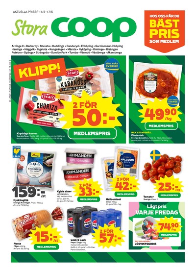 Stora Coop reklamblad i vecka 20 sida 3