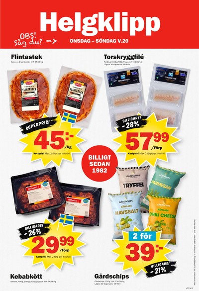 Pekås reklamblad i vecka 20 sida 8