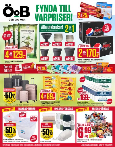 ÖoB reklamblad i vecka 20 sida 1