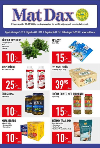 MatDax reklamblad i vecka 20 sida 1