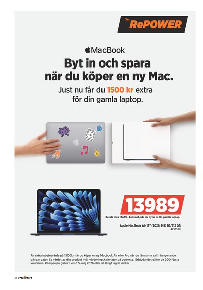 Power reklamblad i vecka 20 sida 38