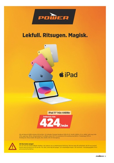 Power reklamblad i vecka 20 sida 39