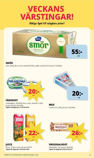 Tempo reklamblad i vecka 20 sida 2