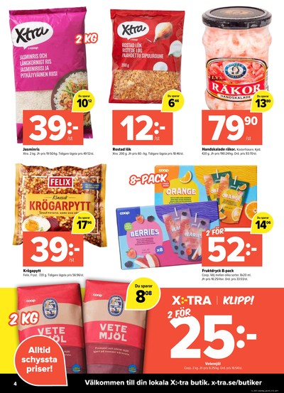 X:-tra reklamblad i vecka 21 sida 4