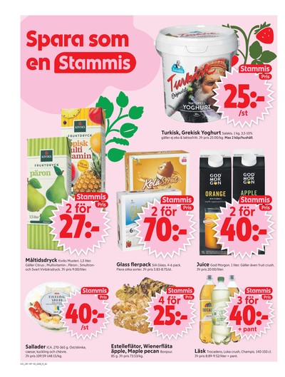 ICA Supermarket reklamblad i vecka 21 sida 2