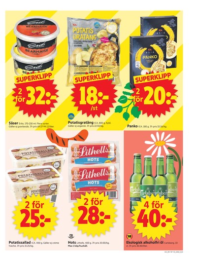 ICA Supermarket reklamblad i vecka 21 sida 3