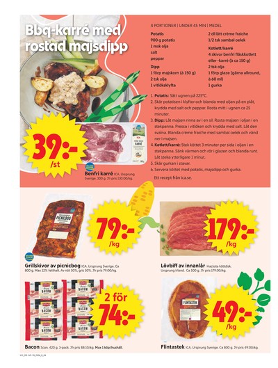 ICA Supermarket reklamblad i vecka 21 sida 4
