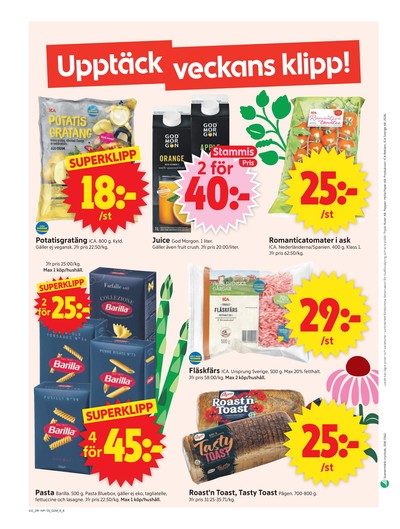ICA Supermarket reklamblad i vecka 21 sida 8