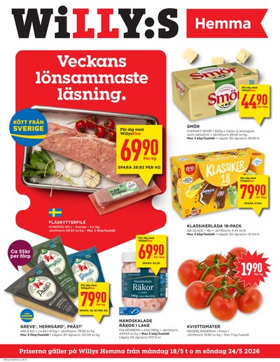 WILLY:S hemma reklamblad i vecka 21 sida 1