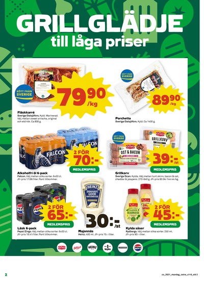 Coop reklamblad i vecka 21 sida 2