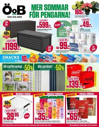 ÖoB reklamblad i vecka 21 sida 1
