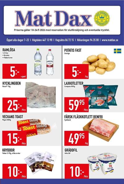 MatDax reklamblad i vecka 21 sida 1