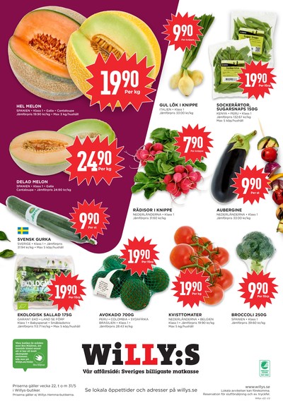 WILLY:S reklamblad i vecka 22 sida 12