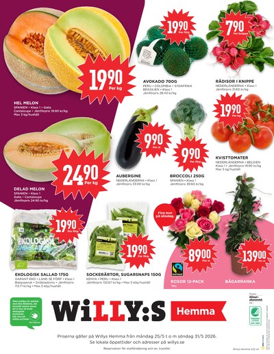 WILLY:S hemma reklamblad i vecka 22 sida 4