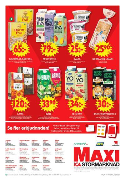 ICA Maxi reklamblad i vecka 22 sida 16