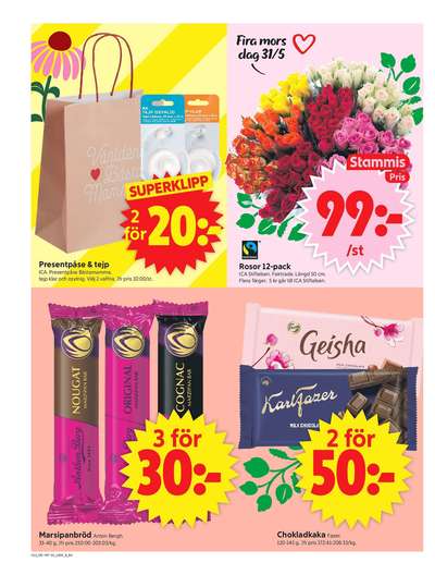 ICA Supermarket reklamblad i vecka 22 sida 4