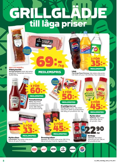 Coop reklamblad i vecka 22 sida 2