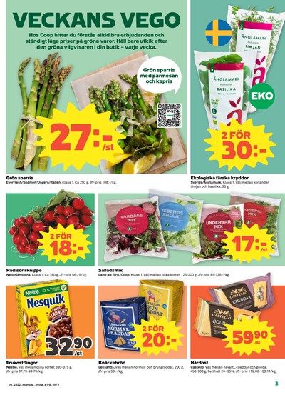 Coop reklamblad i vecka 22 sida 3