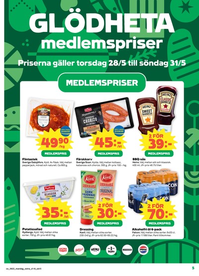 Coop reklamblad i vecka 22 sida 5