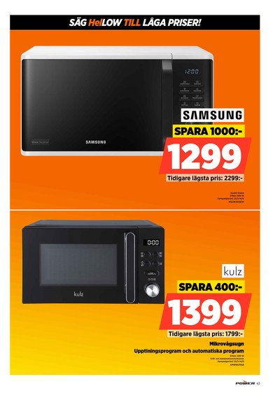 Power reklamblad i vecka 22 sida 43
