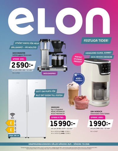 Elon reklamblad i vecka 22 sida 1